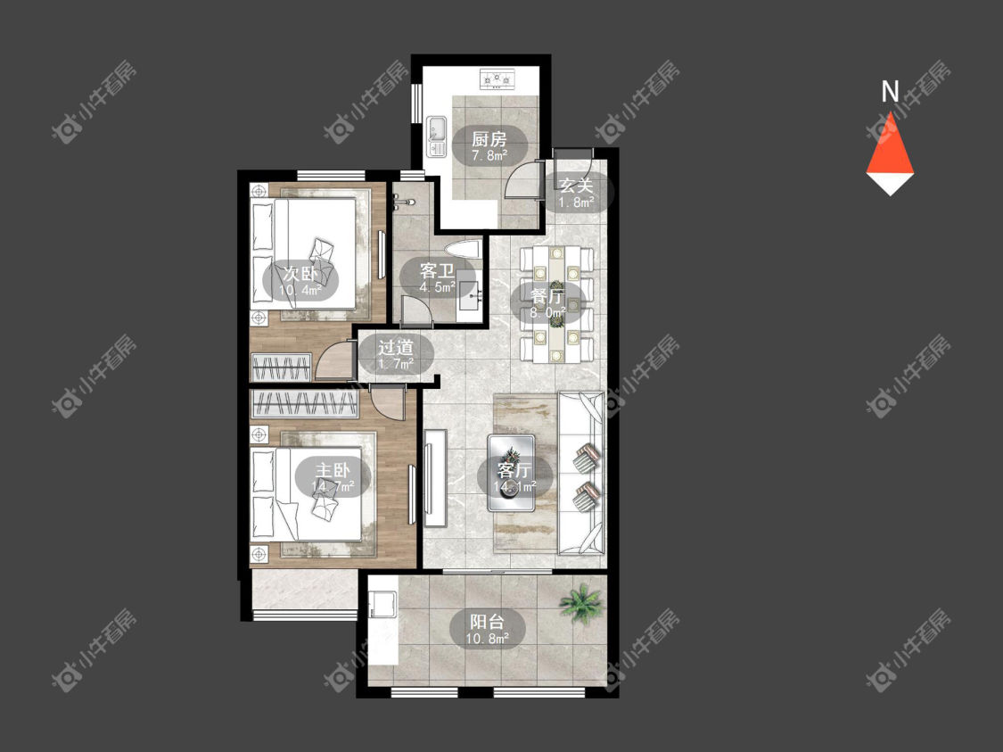 常州常发御龙山花园在租房源_小牛看房