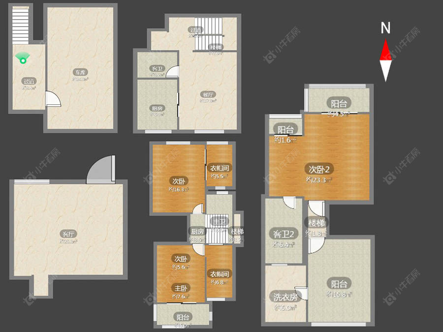 常州秋水云庐在售二手房源户型图_小牛看房
