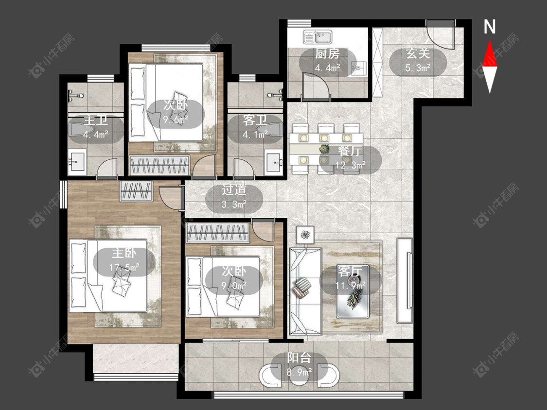 常州美的世茂云筑在售二手房_小牛看房