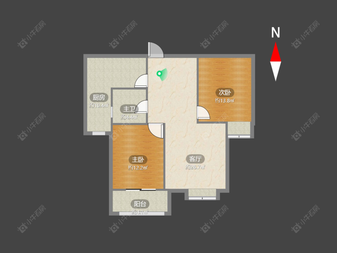 月馨苑房源户型图 常州月馨苑在售二手房源户型图_小牛看房