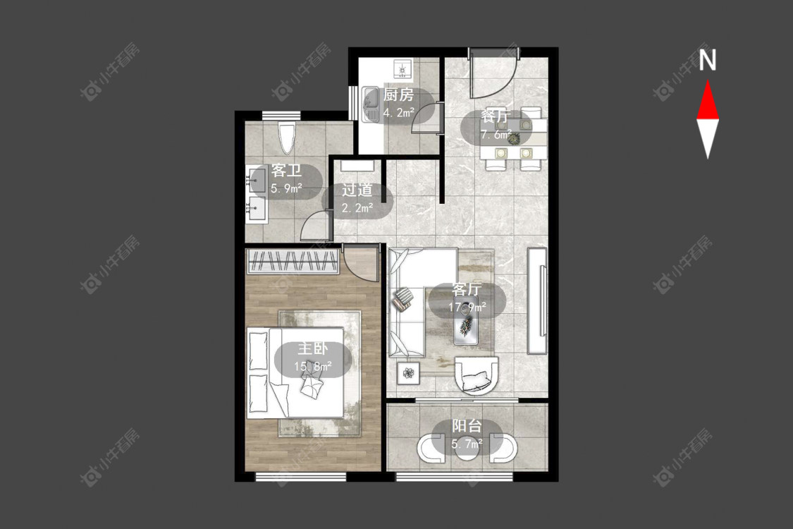 常州绿地峰云汇在售二手房源户型图_小牛看房