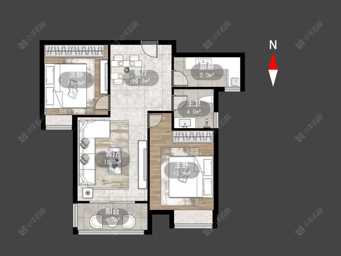 常州绿都万和城三区在售二手房源户型图_小牛看房