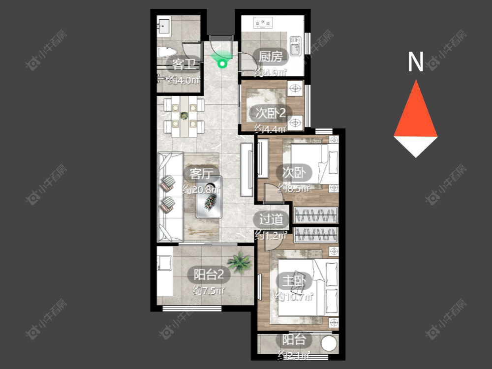 常州绿地香颂花园在售二手房_小牛看房