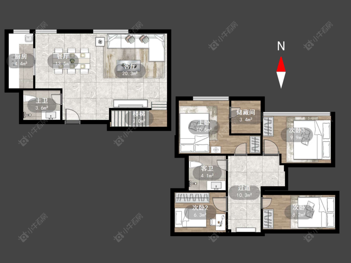 保纳商业广场房源户型图 常州保纳商业广场在售二手房源户型图_小牛看房