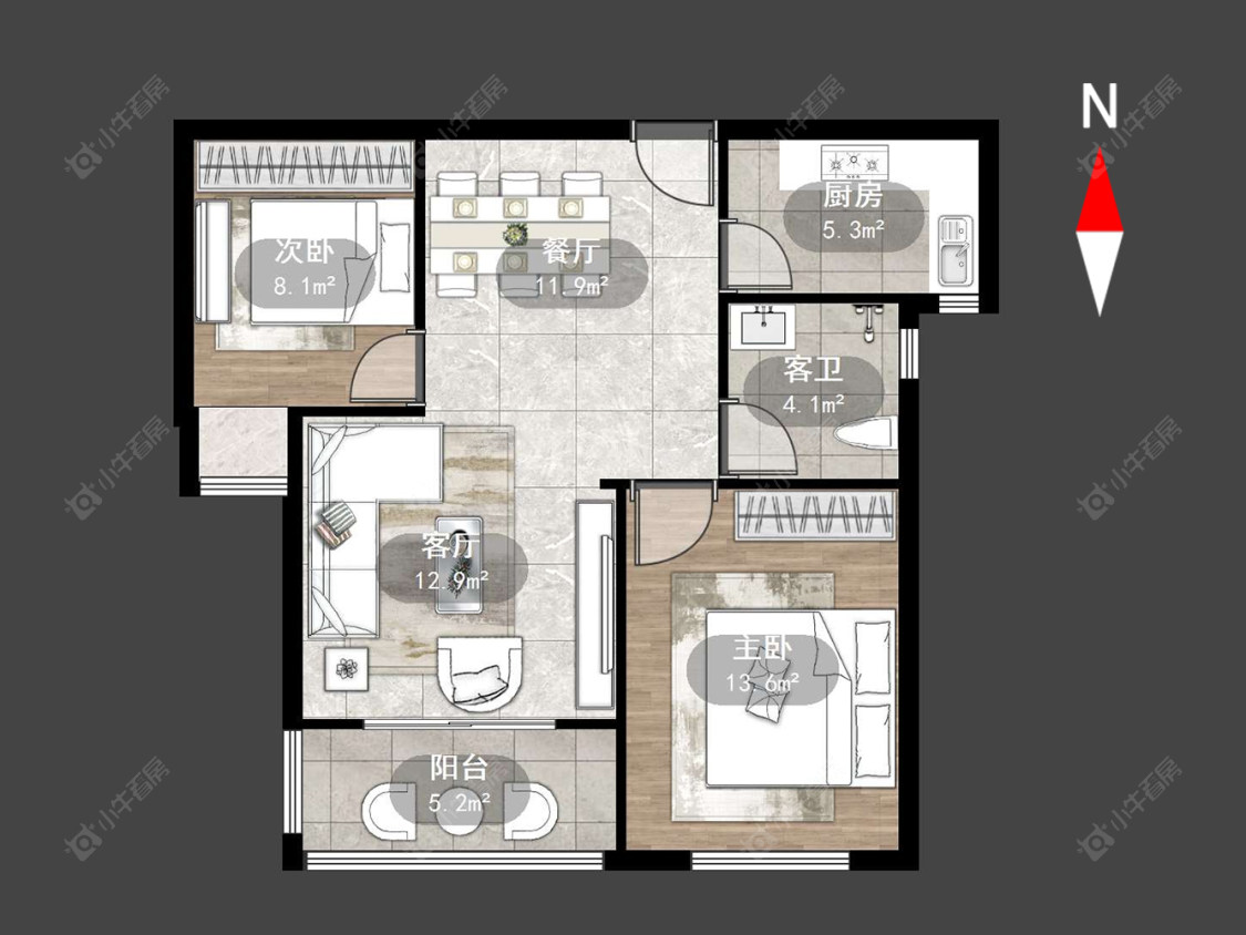 常州泰盈八千里在售二手房源户型图_小牛看房