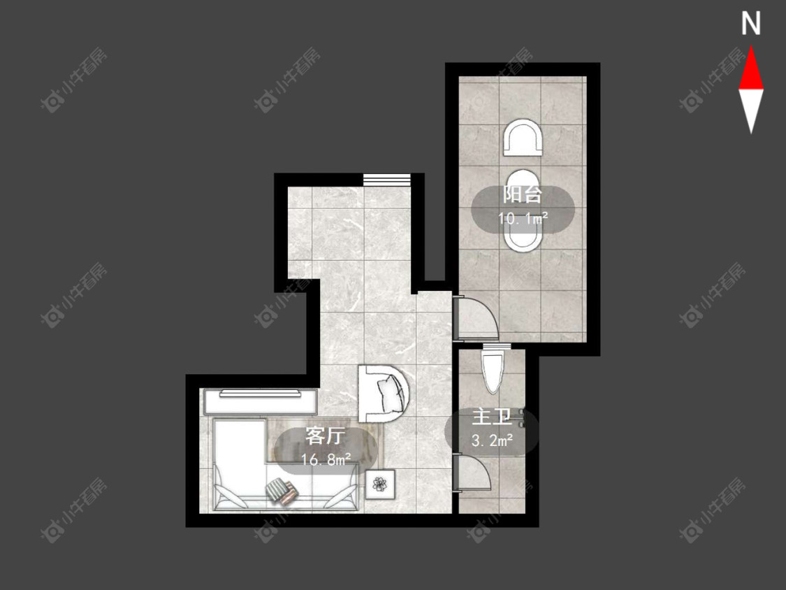 常州西新桥二村在售二手房源户型图_小牛看房