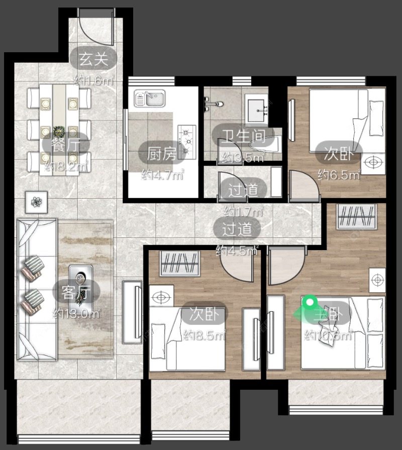 新城锦域房源户型图 常州新城锦域在售二手房源户型图_小牛看房