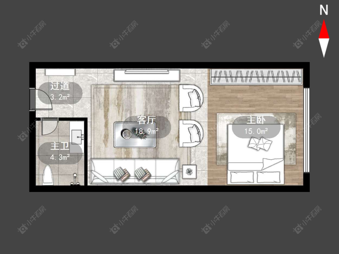 常州金色新城西区在售二手房源户型图_小牛看房