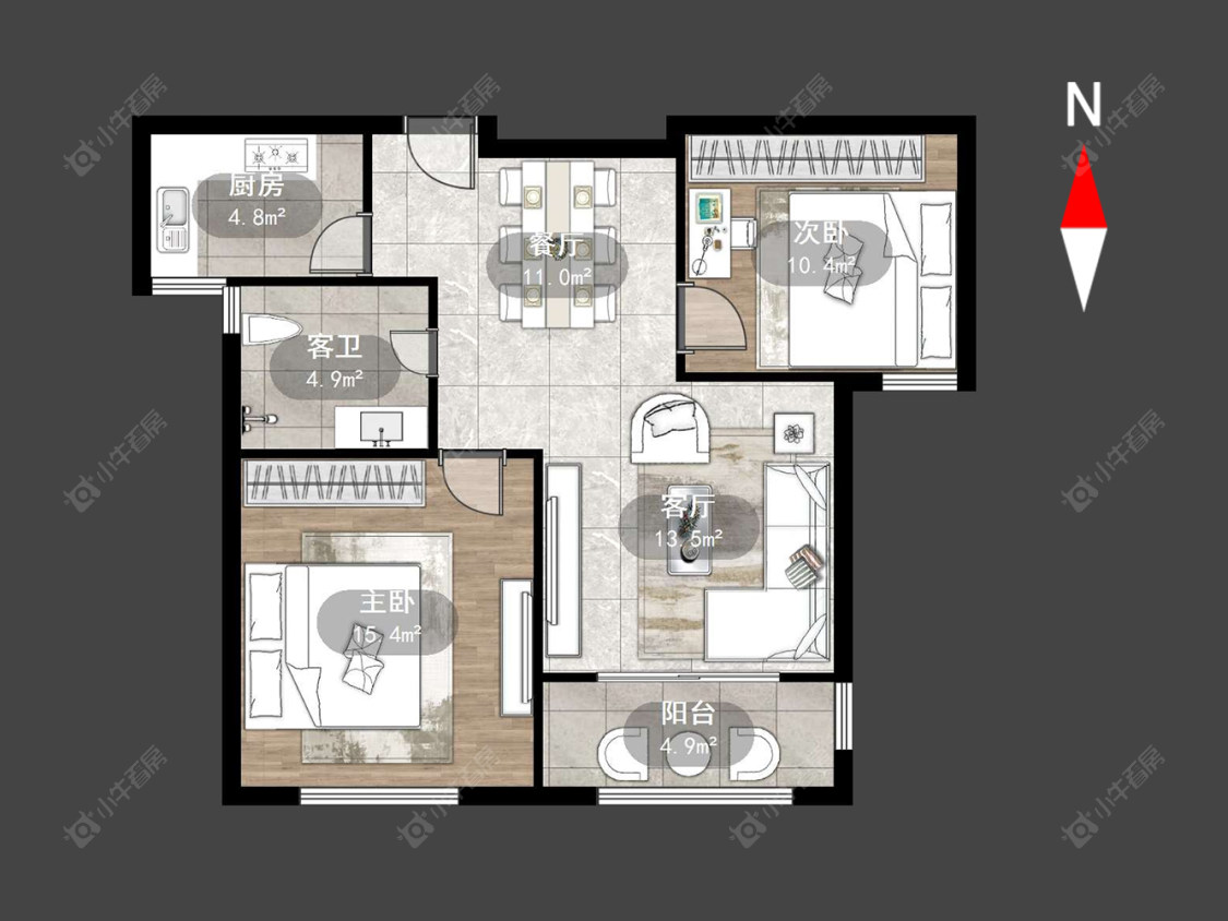 怡美花园房源户型图 常州怡美花园在售二手房源户型图_小牛看房