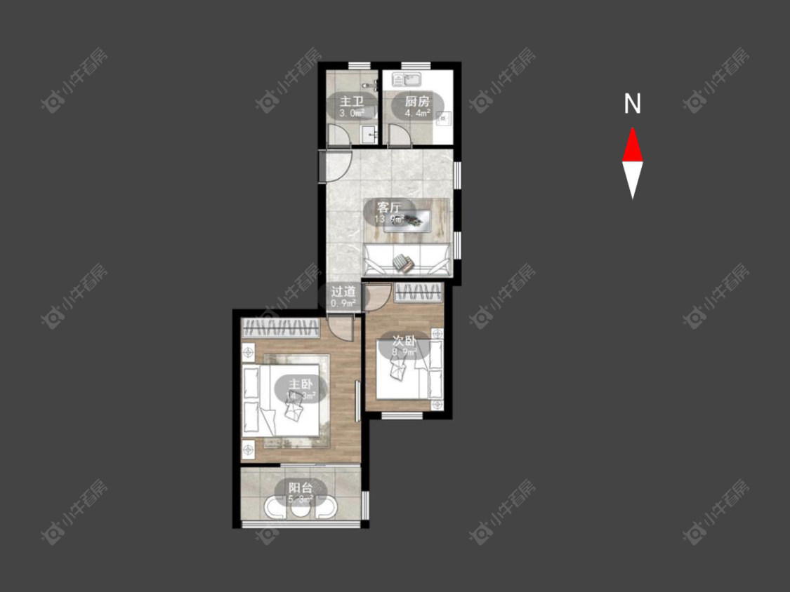 常州兰翔新村在售二手房房源户型图_小牛看房