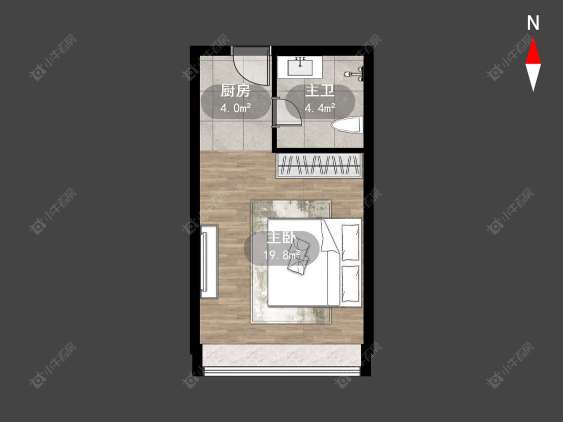 常州宝龙城市广场在售二手房源户型图_小牛看房
