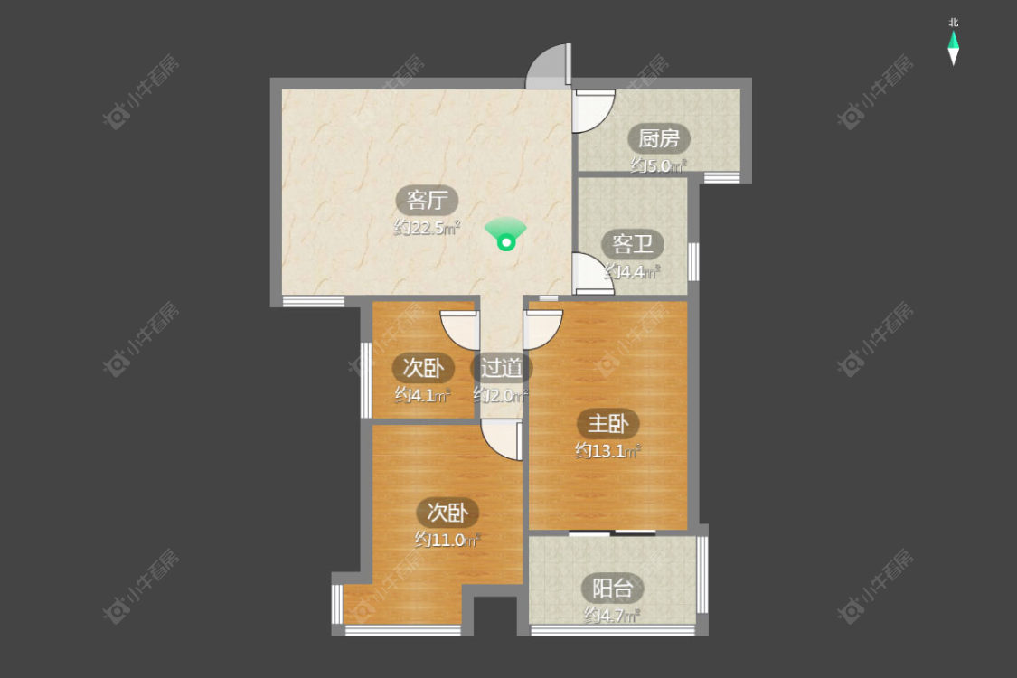 常州迎宾秀园在售二手房源户型图_小牛看房