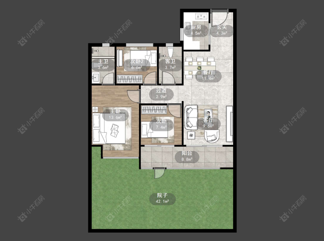 碧桂园翡丽都会房源户型图 常州碧桂园翡丽都会在售二手房源户型图_小牛看房