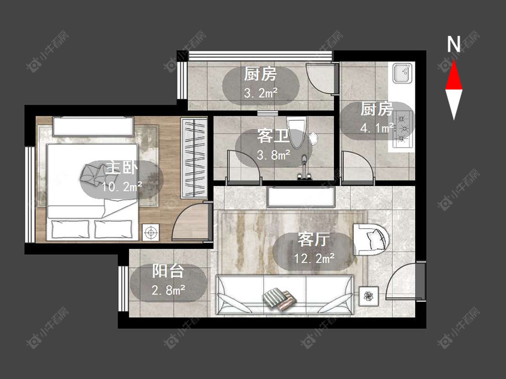 常州星河国际五区在售二手房房源户型图_小牛看房