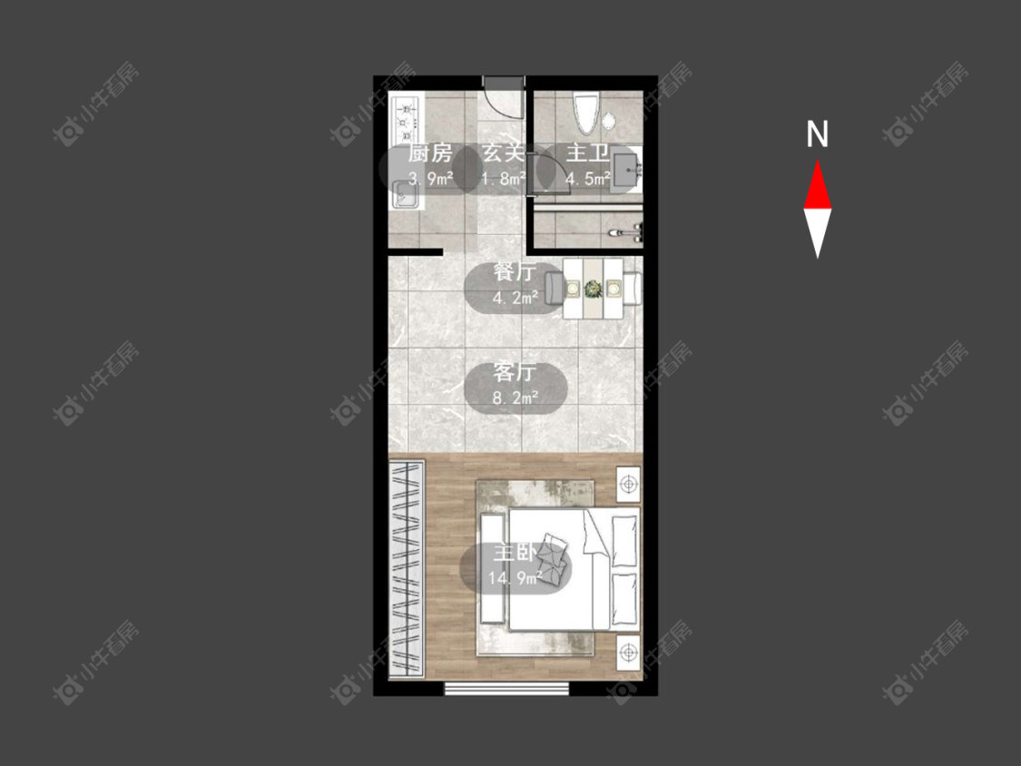常州府翰苑东区在售二手房源户型图_小牛看房