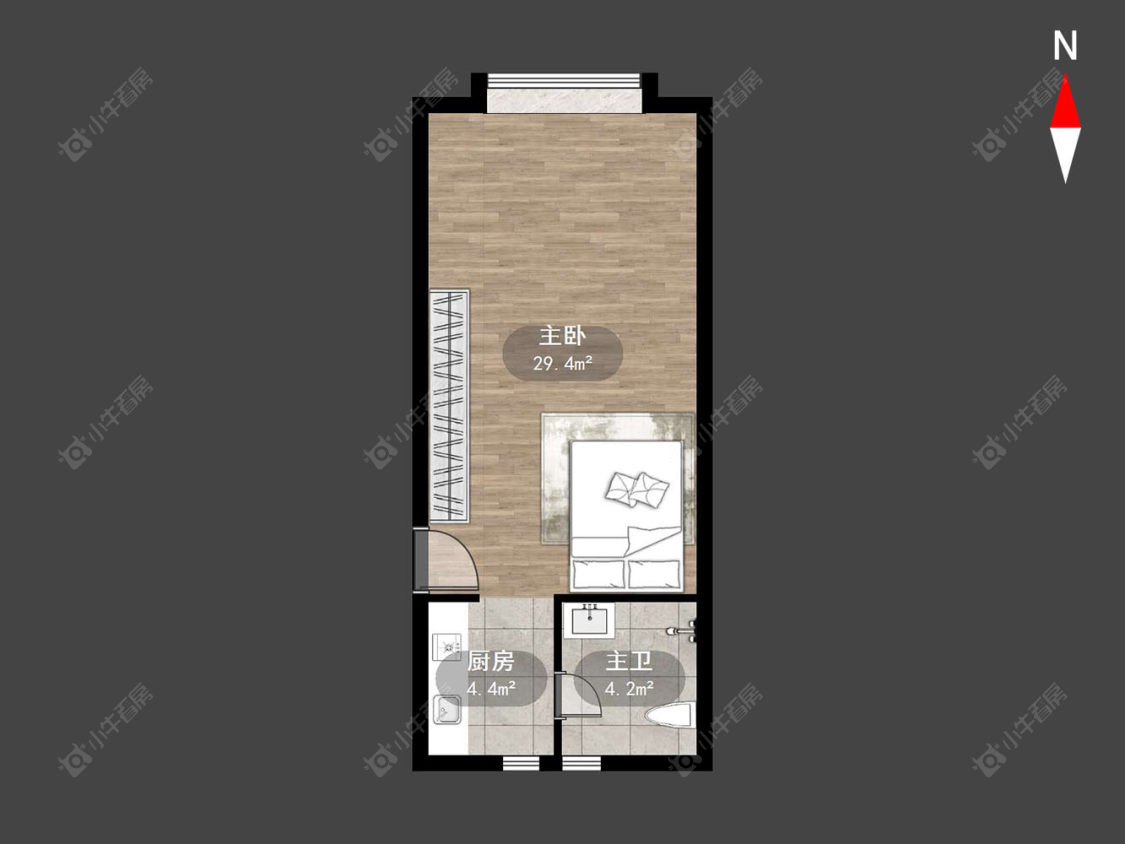 常州宝龙城市广场在售二手房源户型图_小牛看房