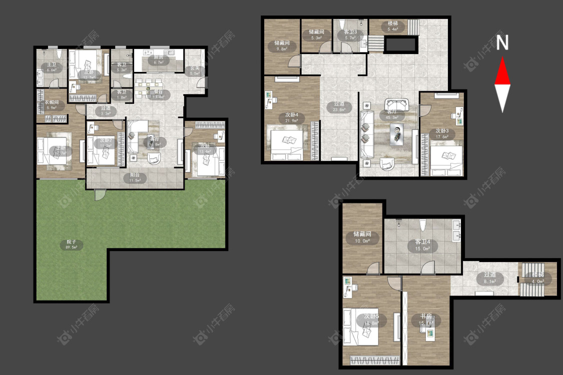 常州景瑞宸运天赋在售二手房源户型图_小牛看房