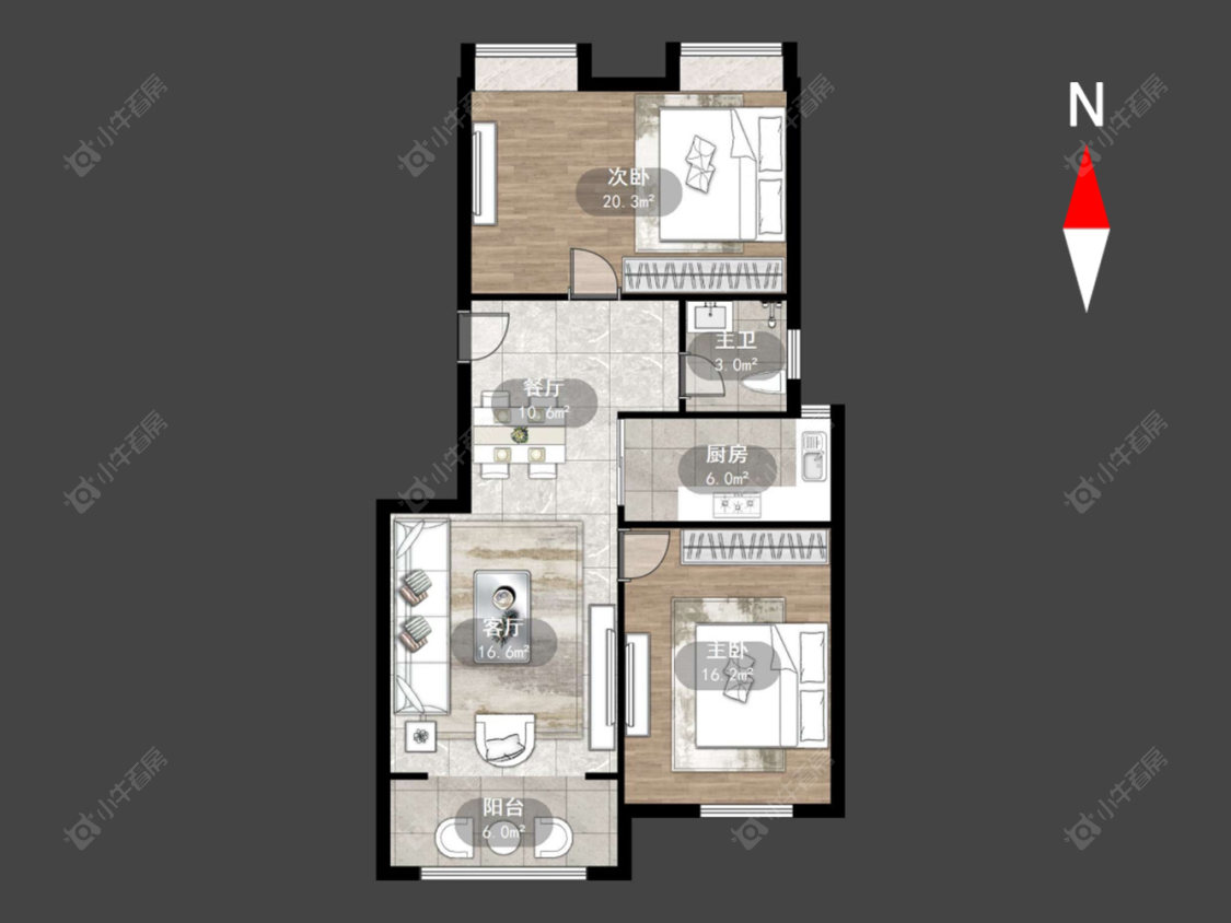 常州绿地世纪城一期在售二手房源户型图_小牛看房