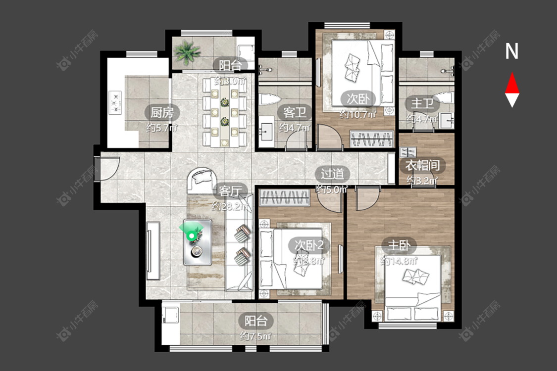 常州新城公馆天域在售二手房源_小牛看房