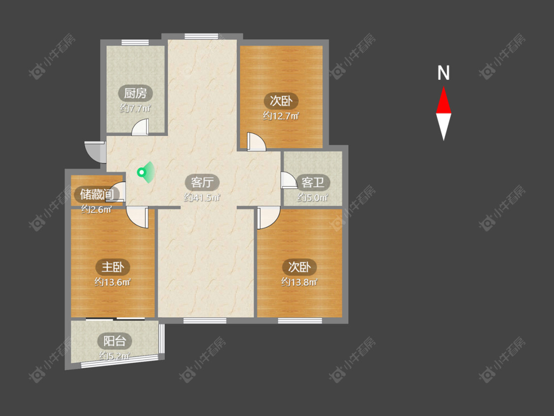 常州泰山一村在售二手房源户型图_小牛看房