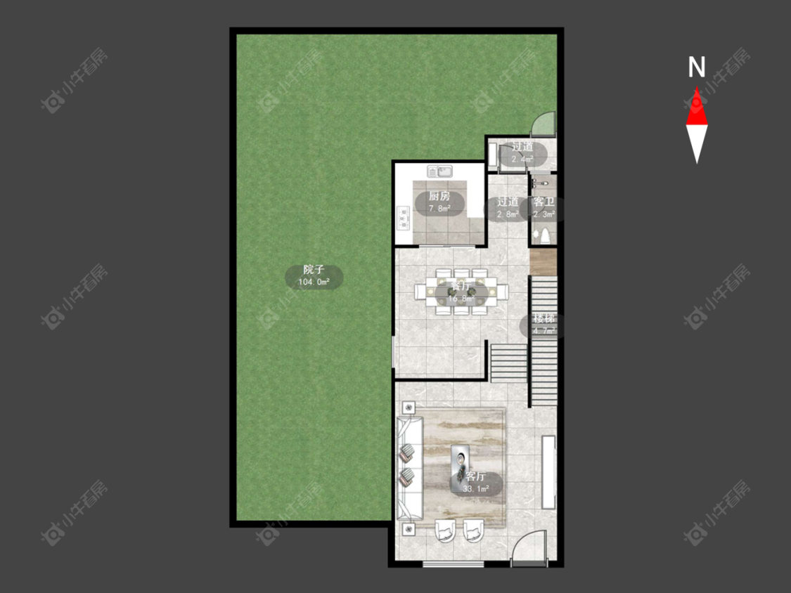 常州天逸城别墅区在售二手房源户型图_小牛看房