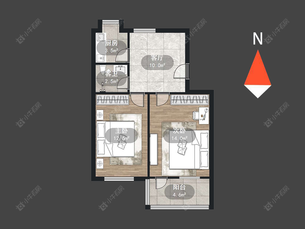 常州花园新村（钟楼）在售二手房源户型图_小牛看房