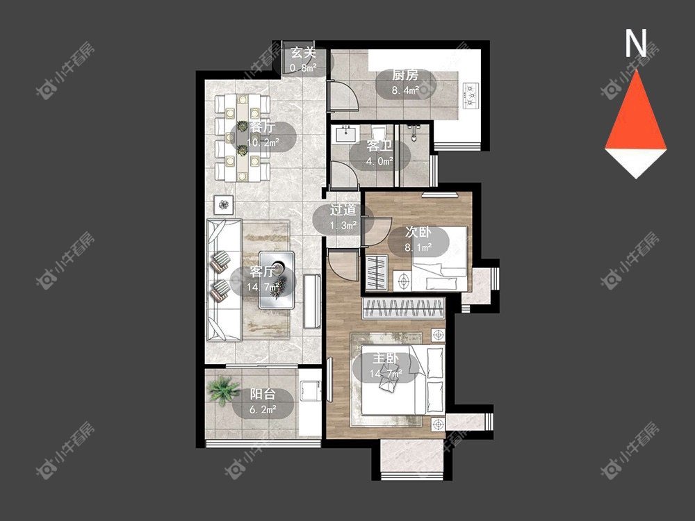 常州天隽峰在租房源室内图_小牛看房