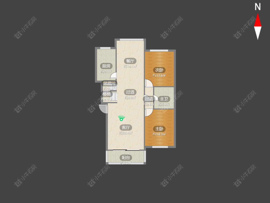 常州怀德苑在售二手房源户型图_小牛看房