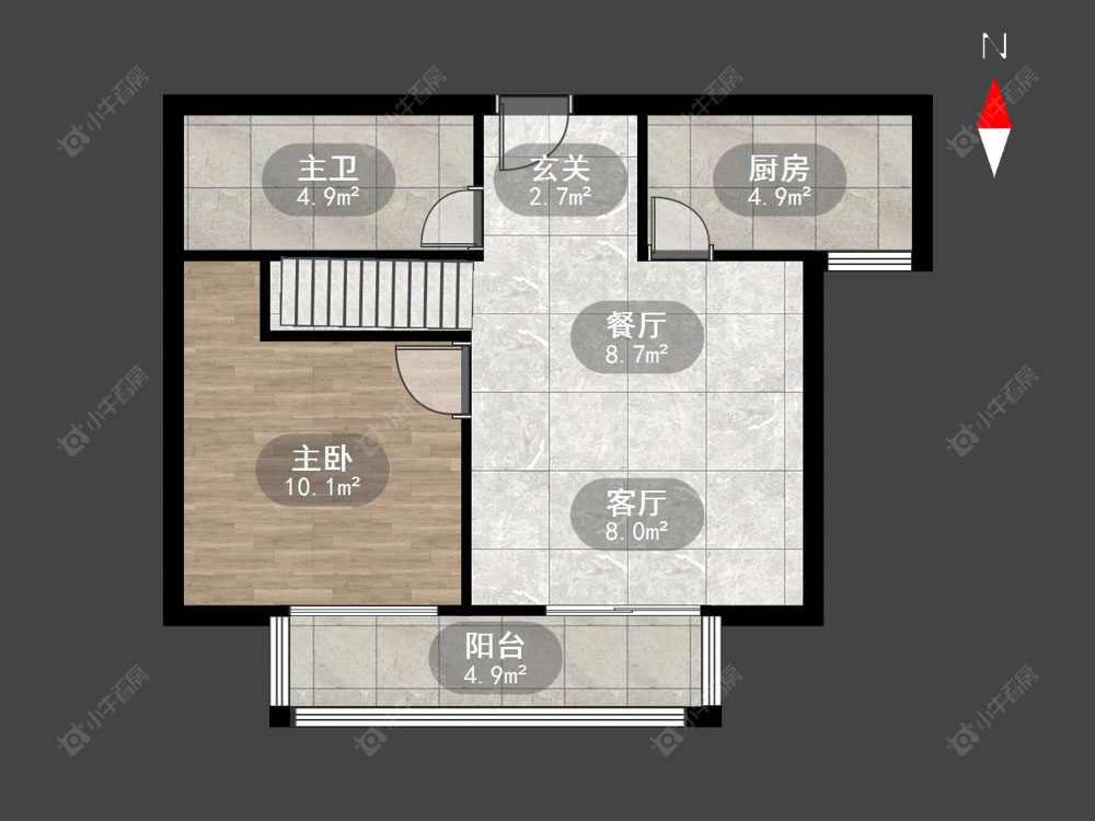 常州腾龙苑西区在售二手房房源户型图_小牛看房