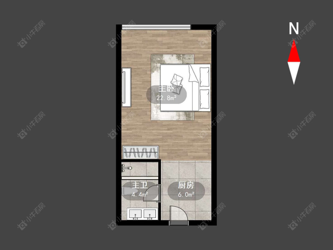常州新城吾悦印巷在售二手房源户型图_小牛看房