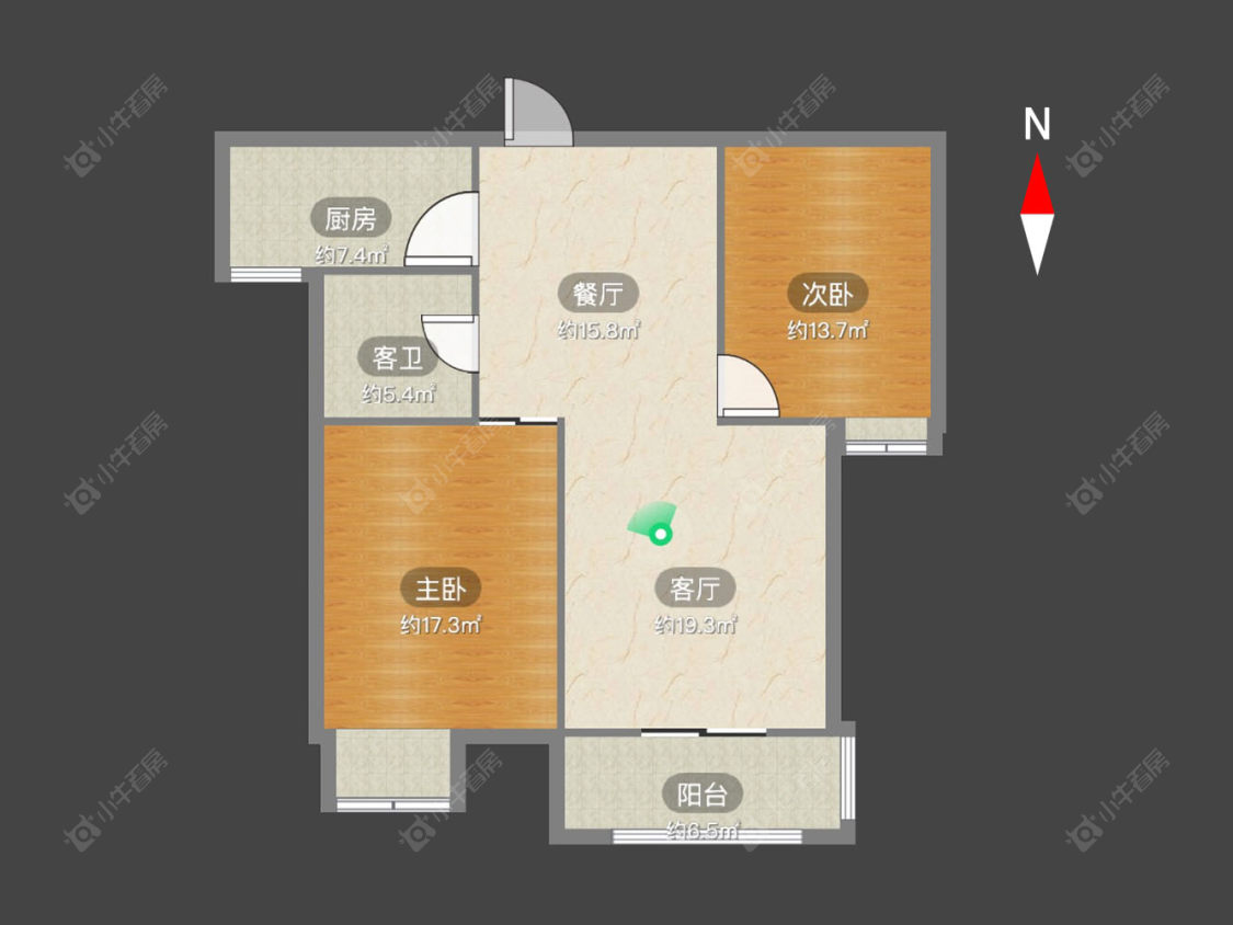 常州永宁雅苑在售二手房源户型图_小牛看房