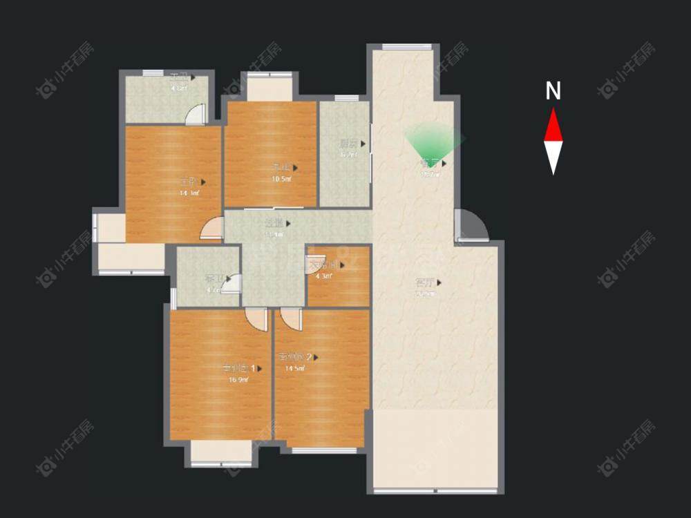 大名城西区房源户型图 常州大名城西区在售二手房源户型图_小牛看房