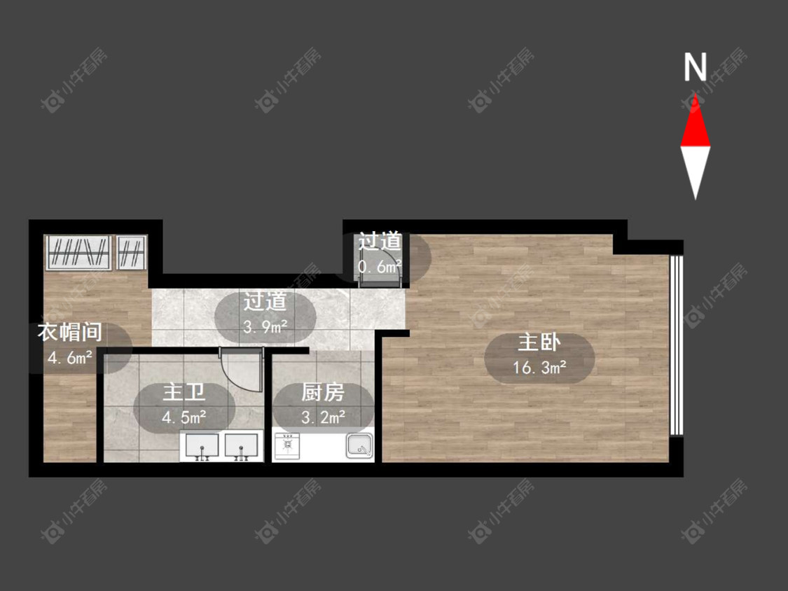 常州芝荟时光在售二手房源户型图_小牛看房