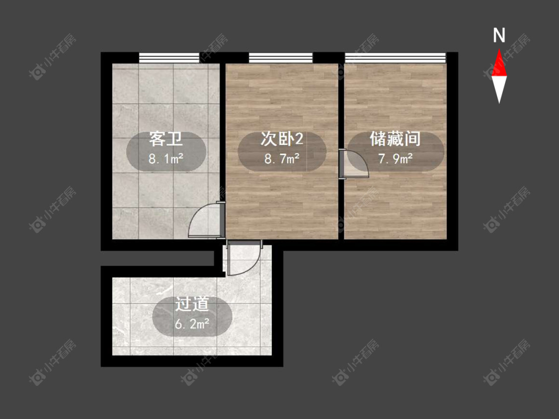 清潭六村房源户型图 常州清潭六村在售二手房源户型图_小牛看房