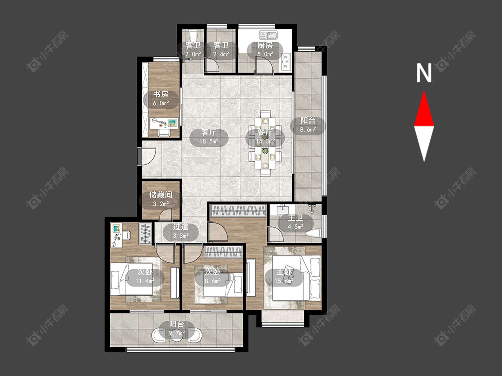 绿城江南里房源户型图 常州绿城江南里在售二手房源户型图_小牛看房