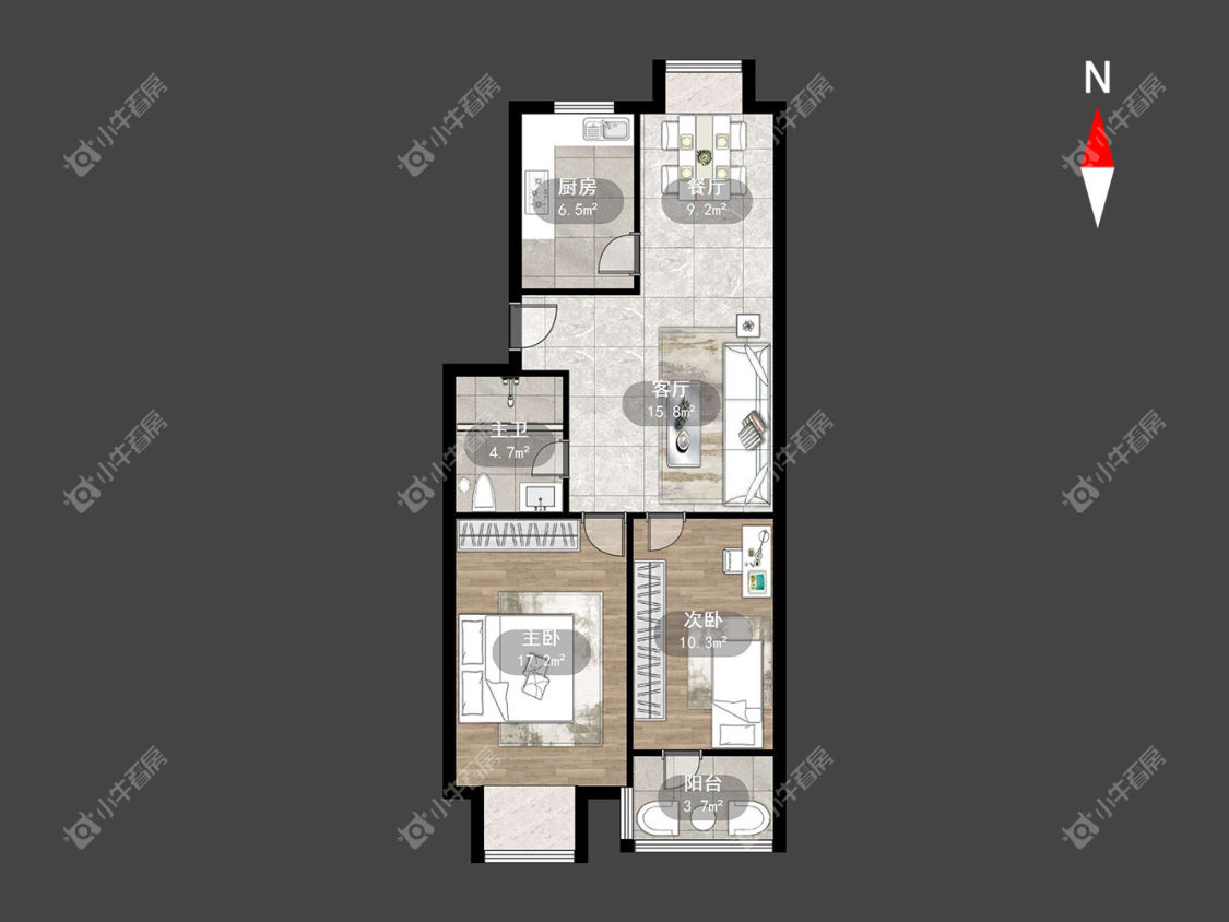 常州电子新家园在租房源户型图_小牛看房