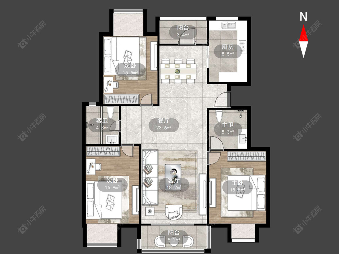 常州五一新苑在售二手房源户型图_小牛看房