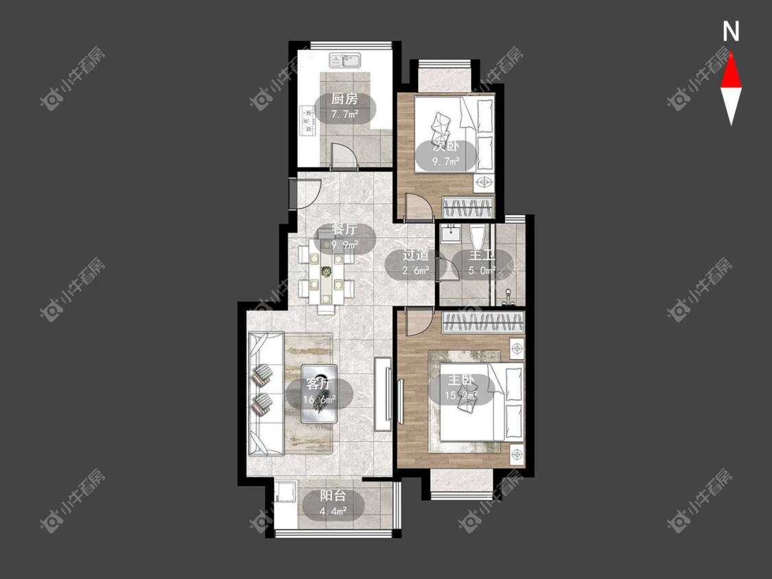 常州运河花园租房_小牛看房