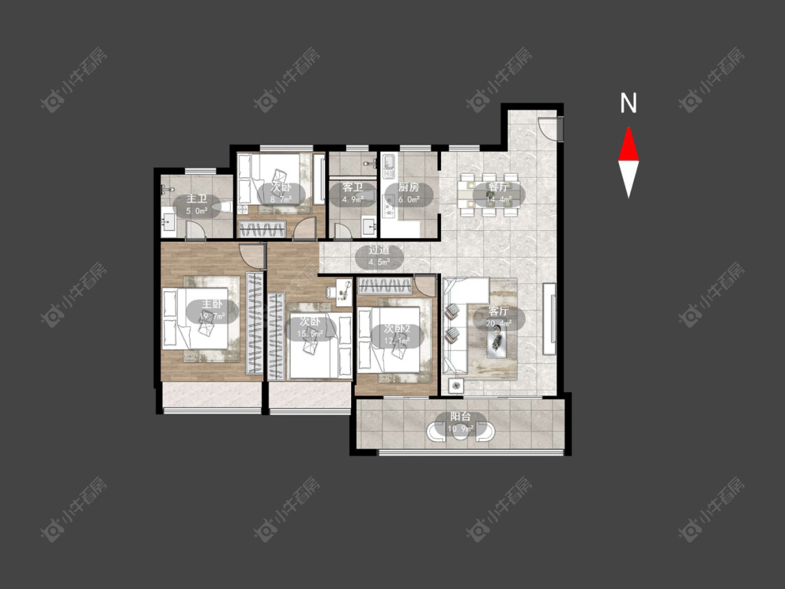 常州龙湖景粼天著在售二手房_小牛看房