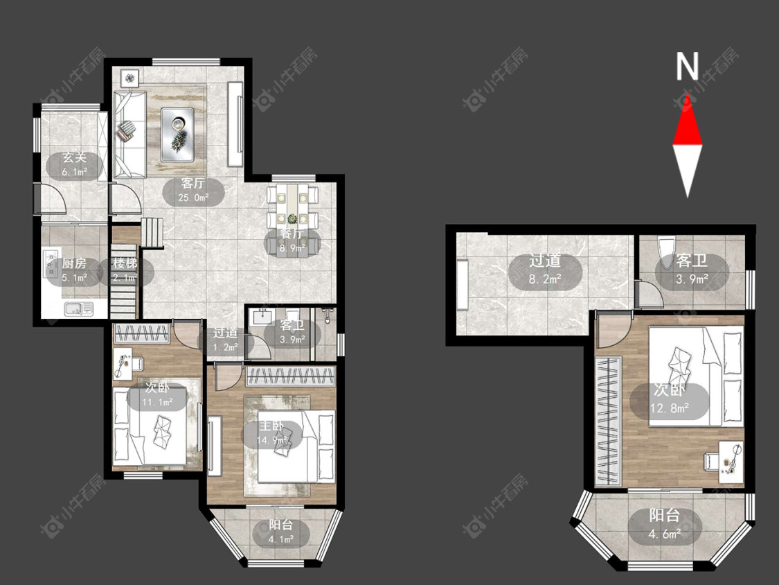 常州怡美花园在售二手房源户型图_小牛看房