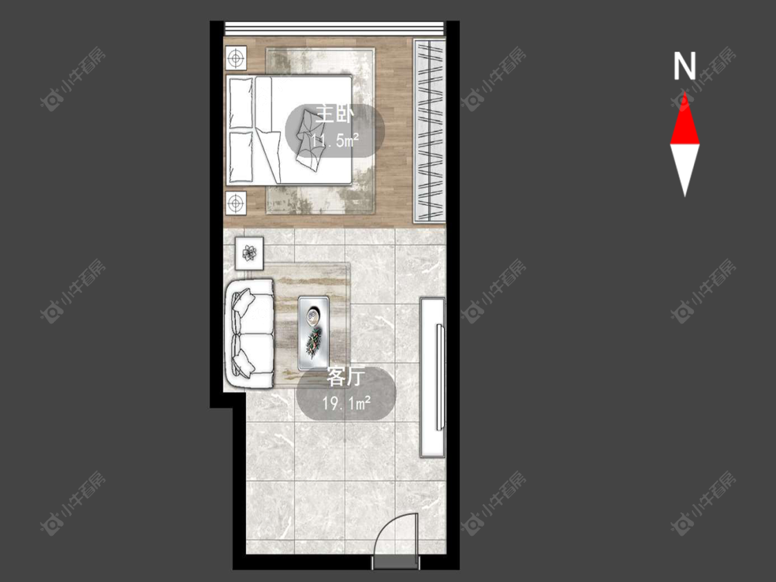 常州北城后街在售二手房源户型图_小牛看房