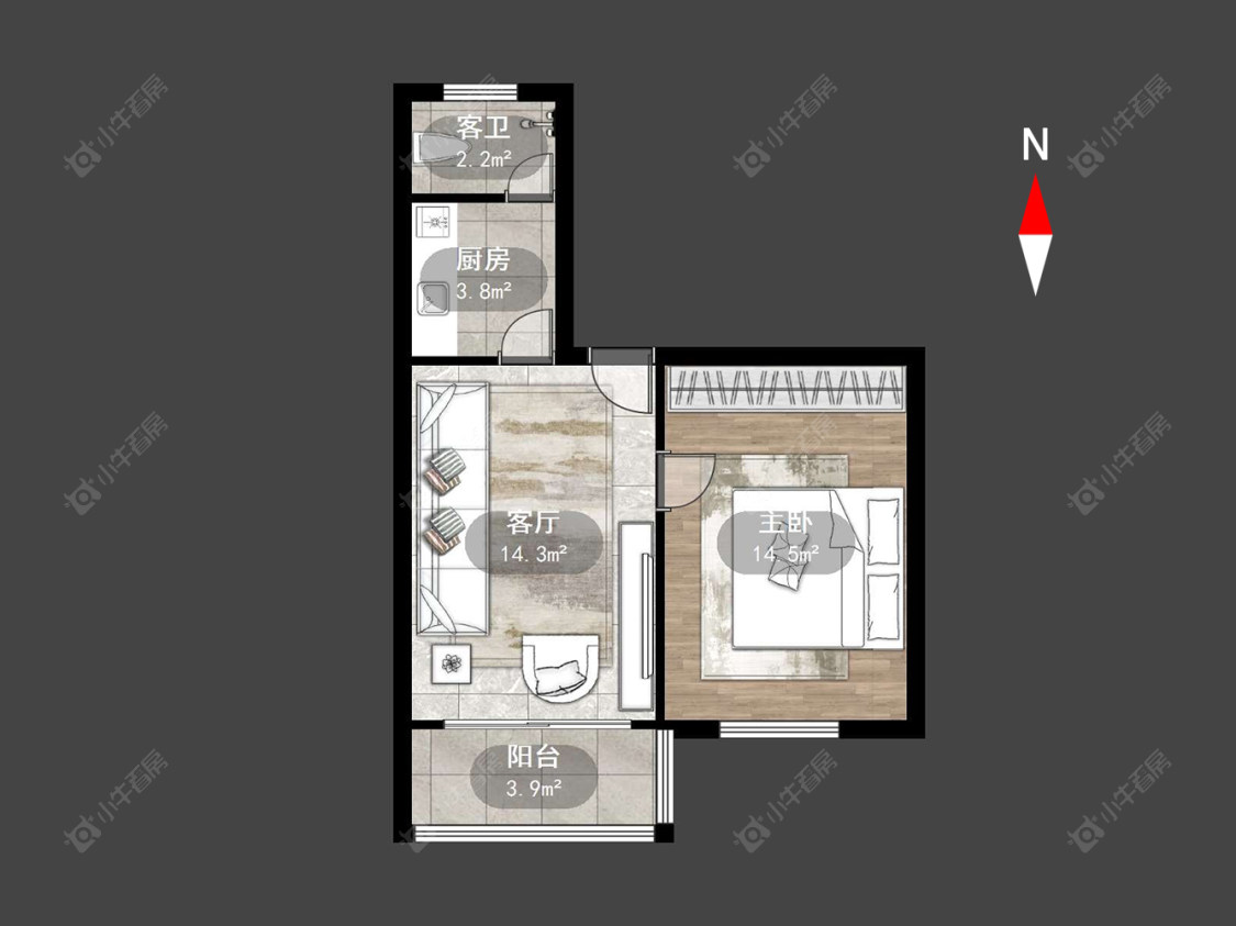 常州通济新村在售二手房源户型图_小牛看房