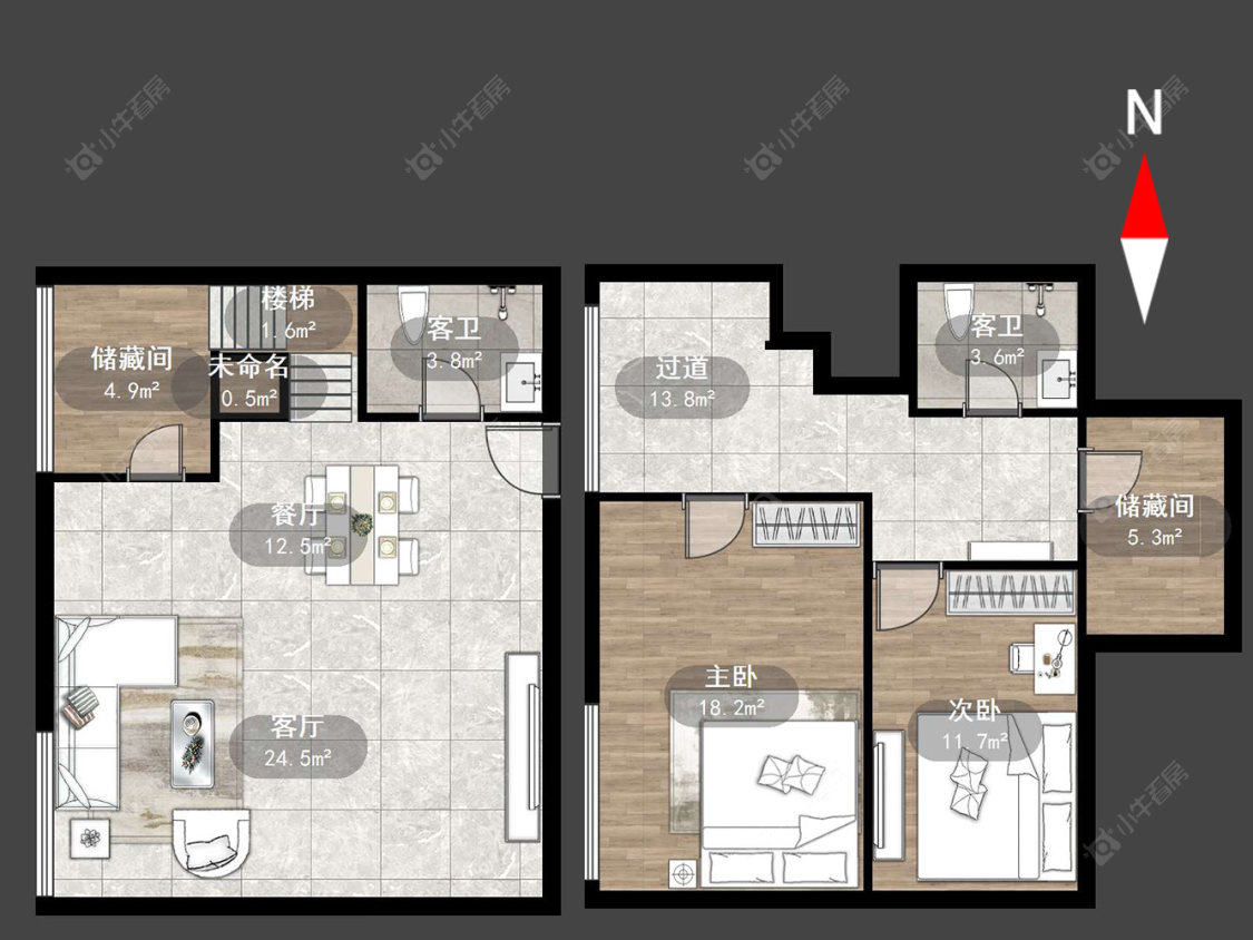 常州誉天大厦在售二手房源户型图_小牛看房