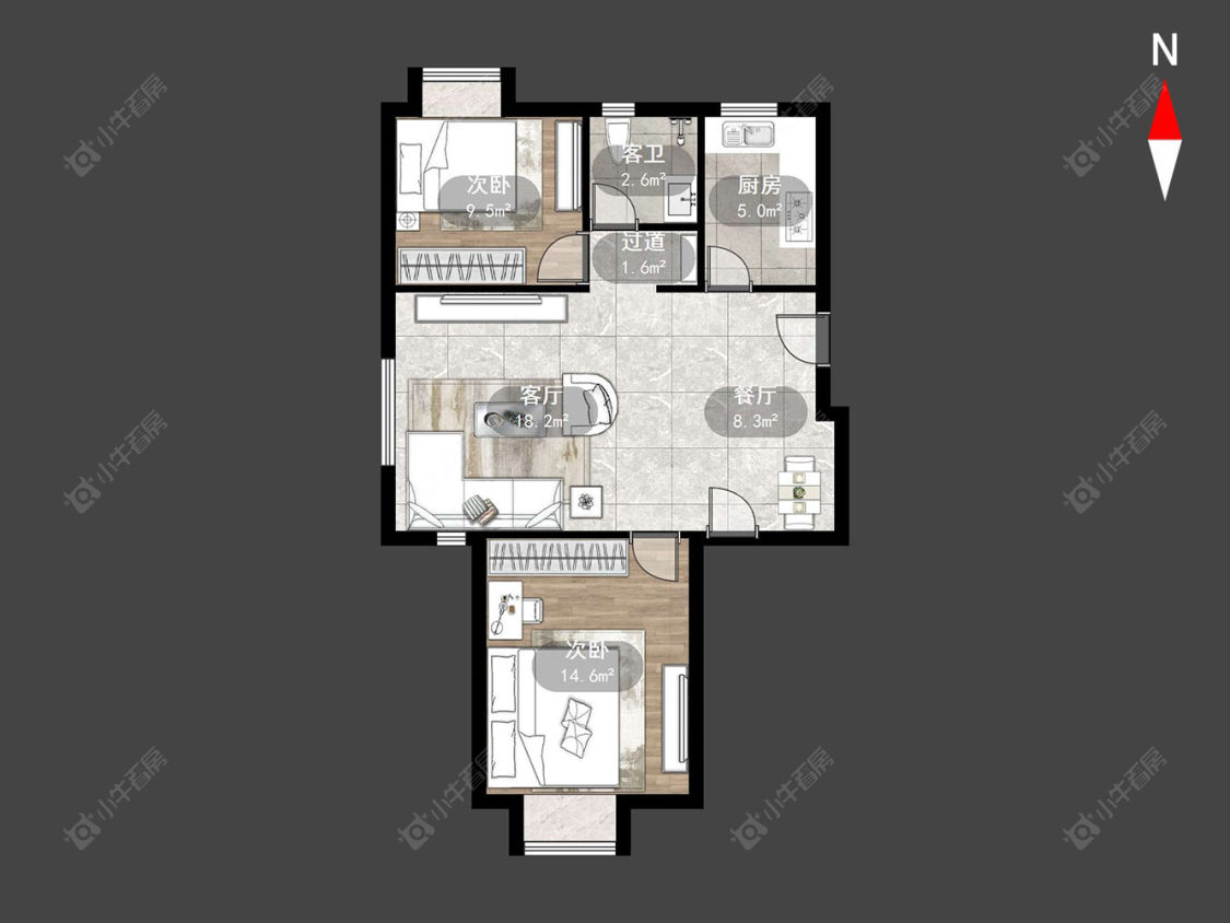 常州枫林雅都在售二手房源户型图_小牛看房