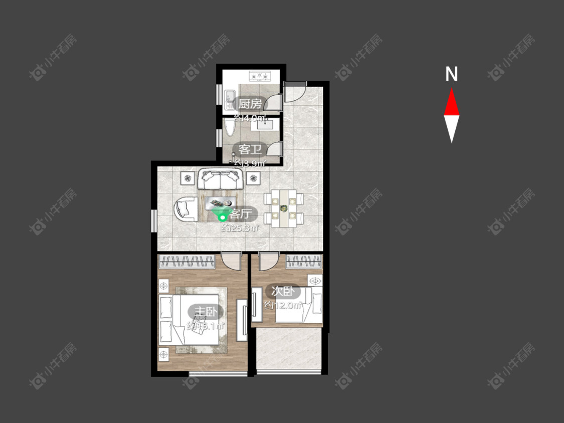 新城蓝钻苑东区房源户型图 常州新城蓝钻苑东区在售二手房源户型图_小牛看房