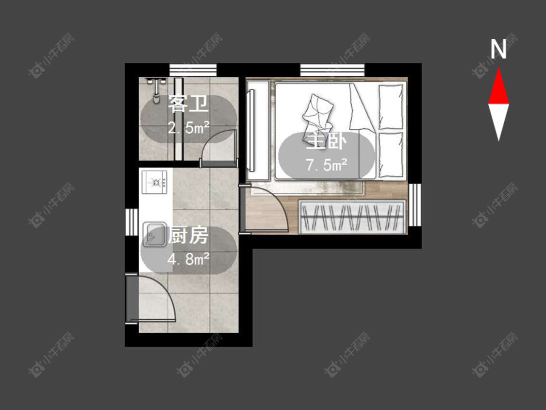 香江康桥房源户型图 常州香江康桥在售二手房源户型图_小牛看房