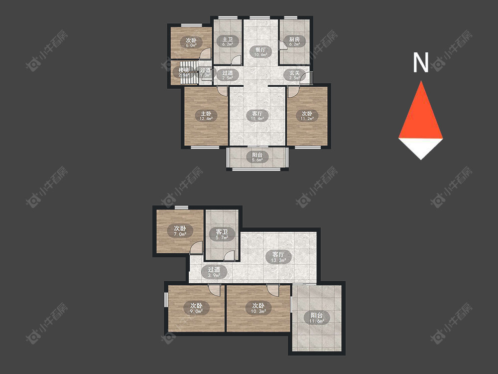 常州四季新城南苑在售二手房源户型图_小牛看房