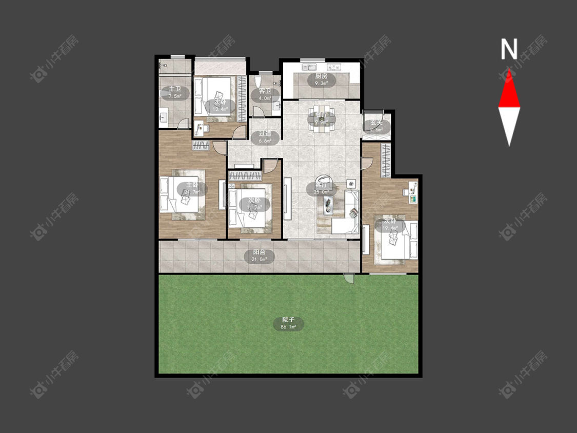 阳光城禹洲宸悦房源户型图 常州阳光城禹洲宸悦在售二手房源户型图_小牛看房