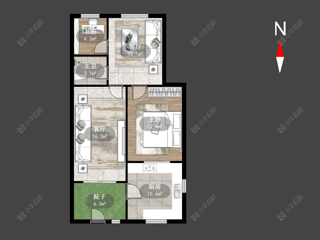 常州勤丰新村在售二手房源户型图_小牛看房