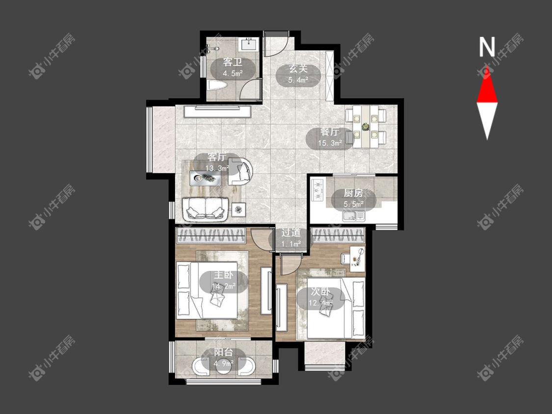 百草苑房源室内图 常州百草苑在租房源室内图_小牛看房